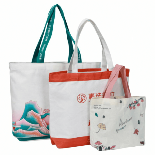 HENTO-F09 Shopping Bags Canvas Cotton Tote Bag